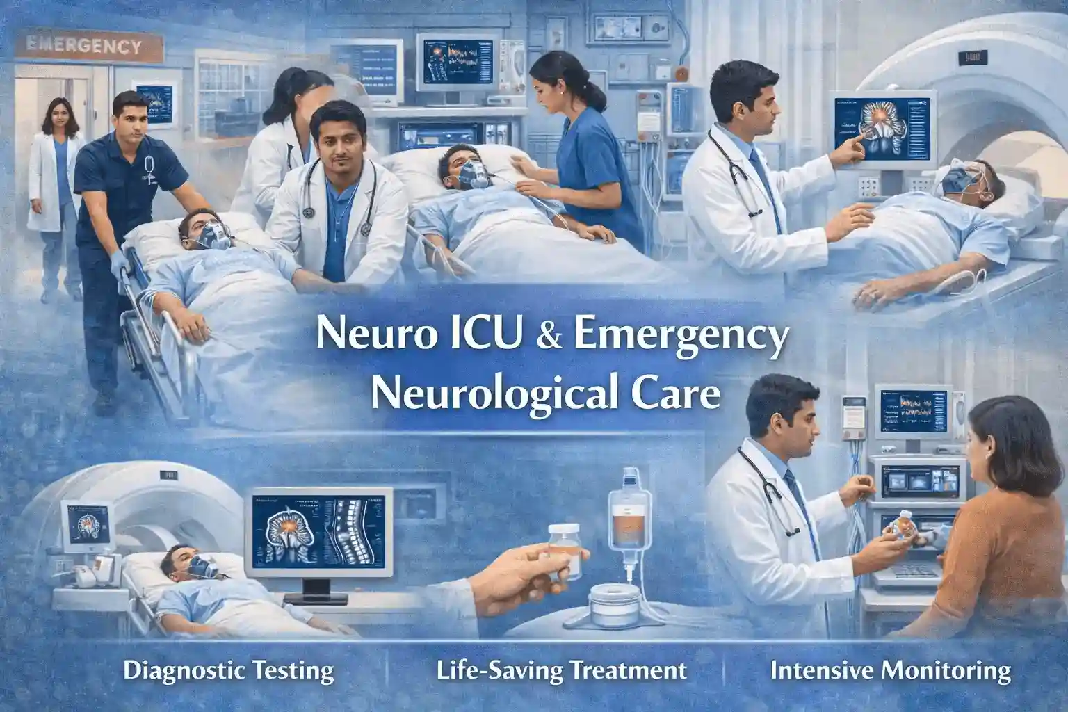 Neuro ICU and emergency neurological care